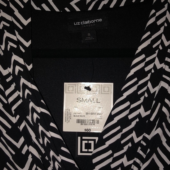 Liz Claiborne Career, faux wrap dress. - Picture 2 of 3